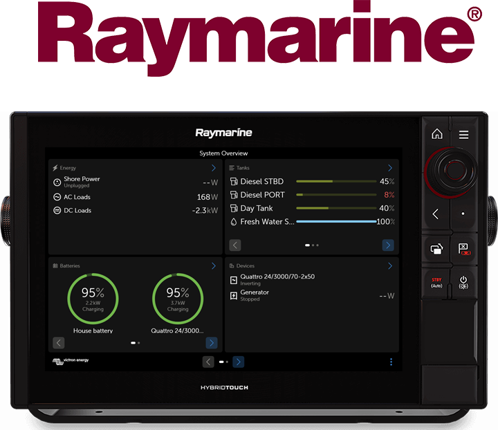 Integración GX en MFD marina - Raymarine